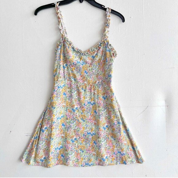 Zara Colorful Floral Mini Dress- Size M NEW WITH TAG! - Picture 7 of 8